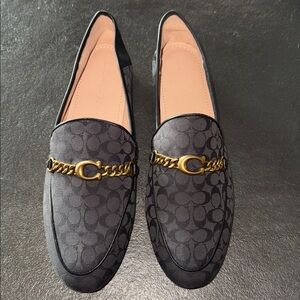 COACH Signature C Chain Helena Loafers